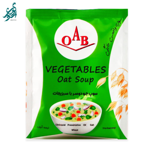 سوپ جو دوسر با سبزیجات OAB کالای اساسی و خواربار فروشگاه تغذیه سالم گون